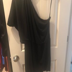 White House Black Market one shoulder dress.